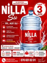 Nılla Su – 19L adi içməli su - Gündəlik istifadə üçün ən yaxşı seçim — Nilla — Qida məhsulları