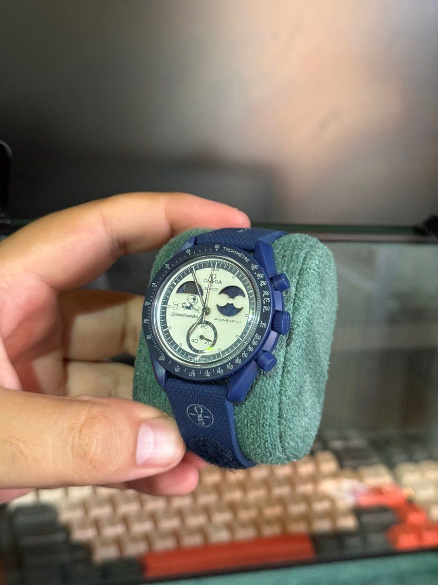 Omega Swatch MoonSwatch Mission to Earthphase — Şəxsi əşyalar, Bakı (3)