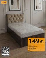 Çarpayı – La Mini - Ölçü: 90 x 200 sm - Mexanizm: açılmayan, bəzəsiz — Мебель