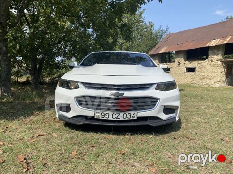 Chevrolet Malibu sedan – ağ rəng, zərif və dinamik dizayn — Bakı