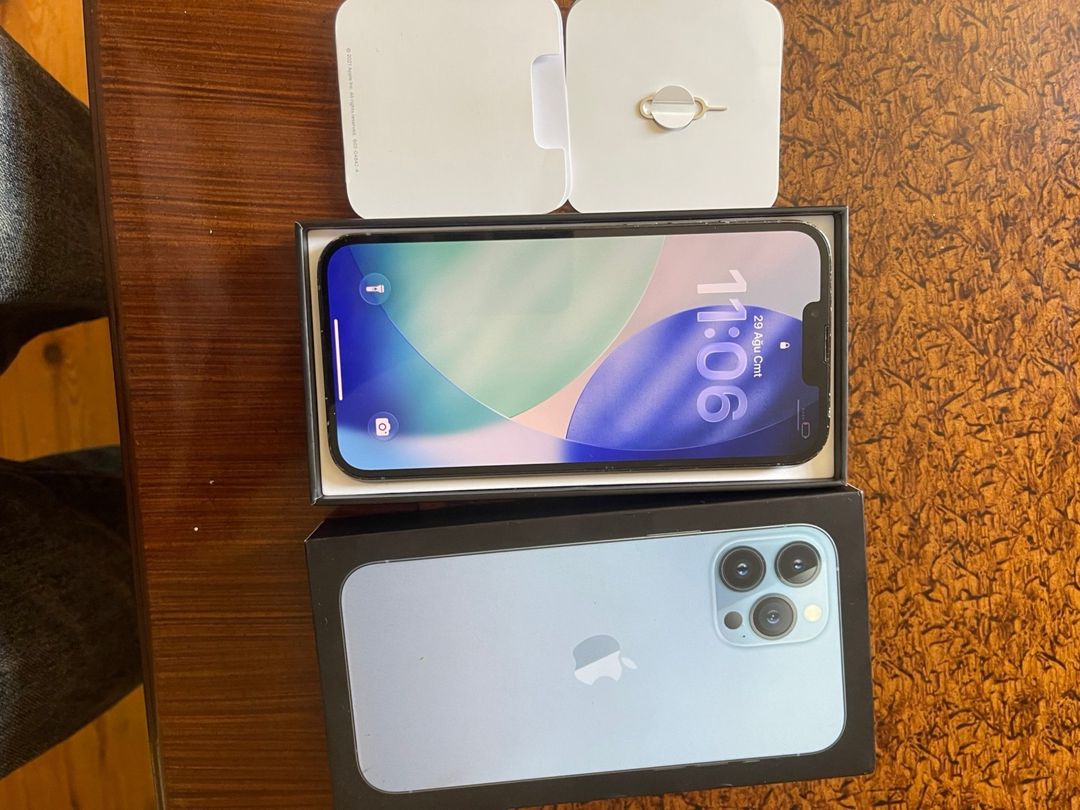 Apple iPhone 13 Pro Max Sierra Blue 128GB/6GB — Smartfonlar, Bakı (4)