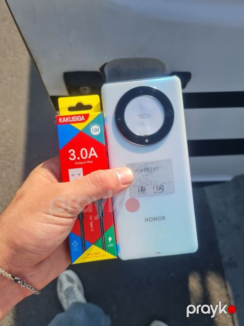 Honor X9a, 128 GB, rəng - Ağ, Barmaq izi — Şəki