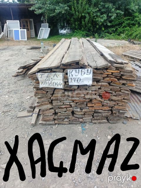 Taxta lövhələr – Xaçmaz - Material: təbii taxta lövhələr (müxtəlif en