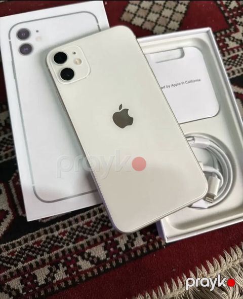 IPhone 11, 128 GB, Ağ, Face ID