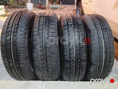 4 ədəd təkər diski və şin komplekti təzə işlənməmiş masazirda işde — Masazır