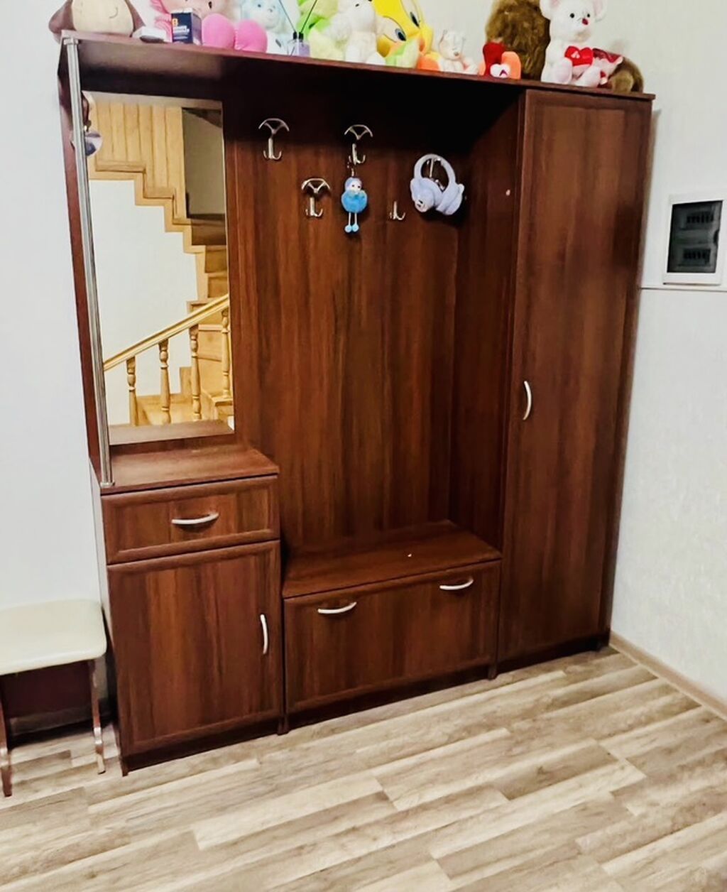 Qonaq otağı/dəhliz üçün çoxfunksiyalı dəhliz mebeli - Material: tünd — Mallar, Qax