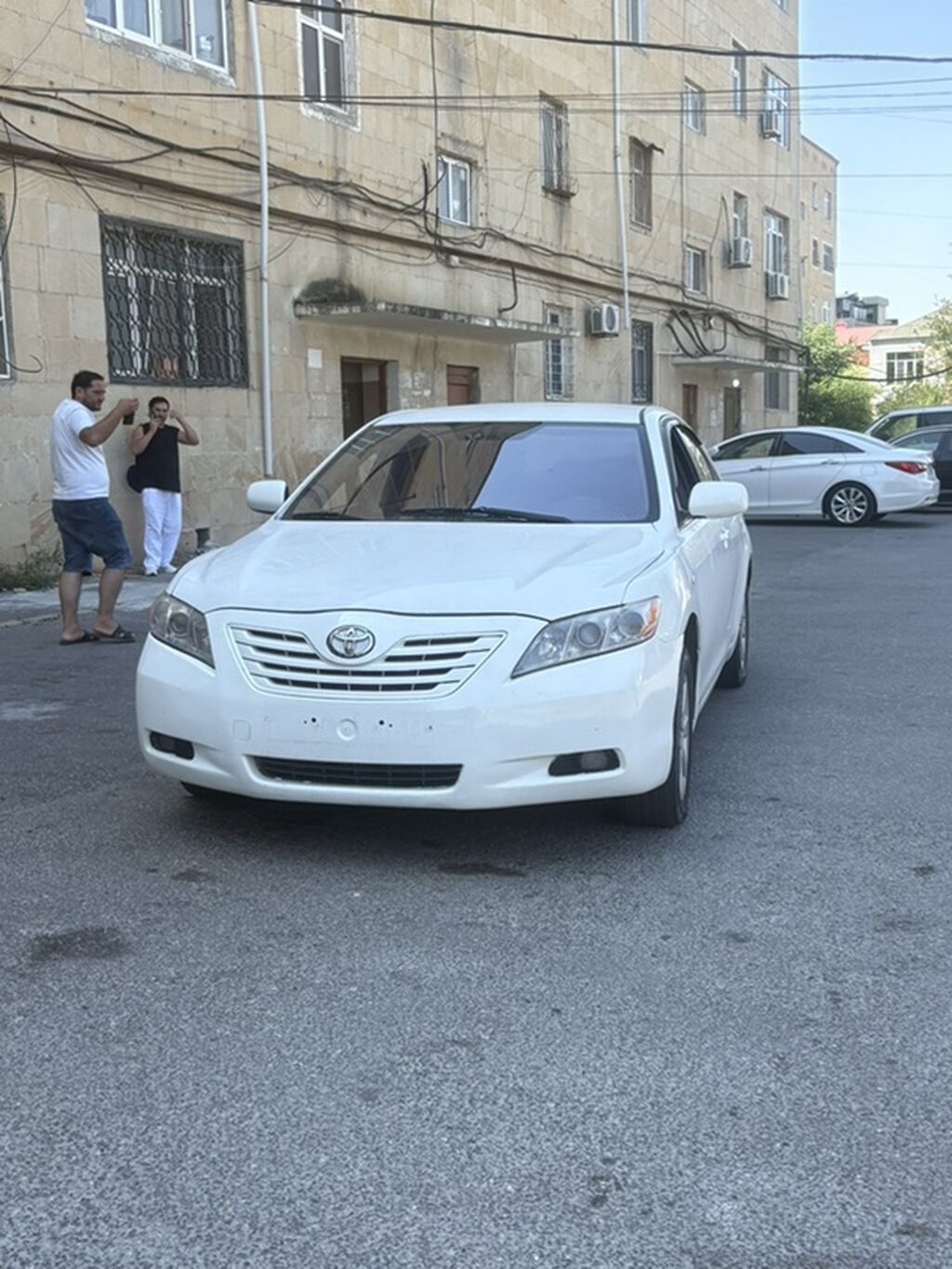 Toyota Camry – ağ rəngli sedan İli 2007,2,4 mator ideal veziyyetde — Avto, Xırdalan (2)