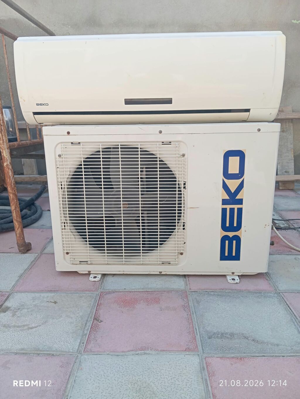 Kondisioner Beko, İşlənmiş, 100-dən çox kv. m, Split sistem — Elektronika, Digah (3)