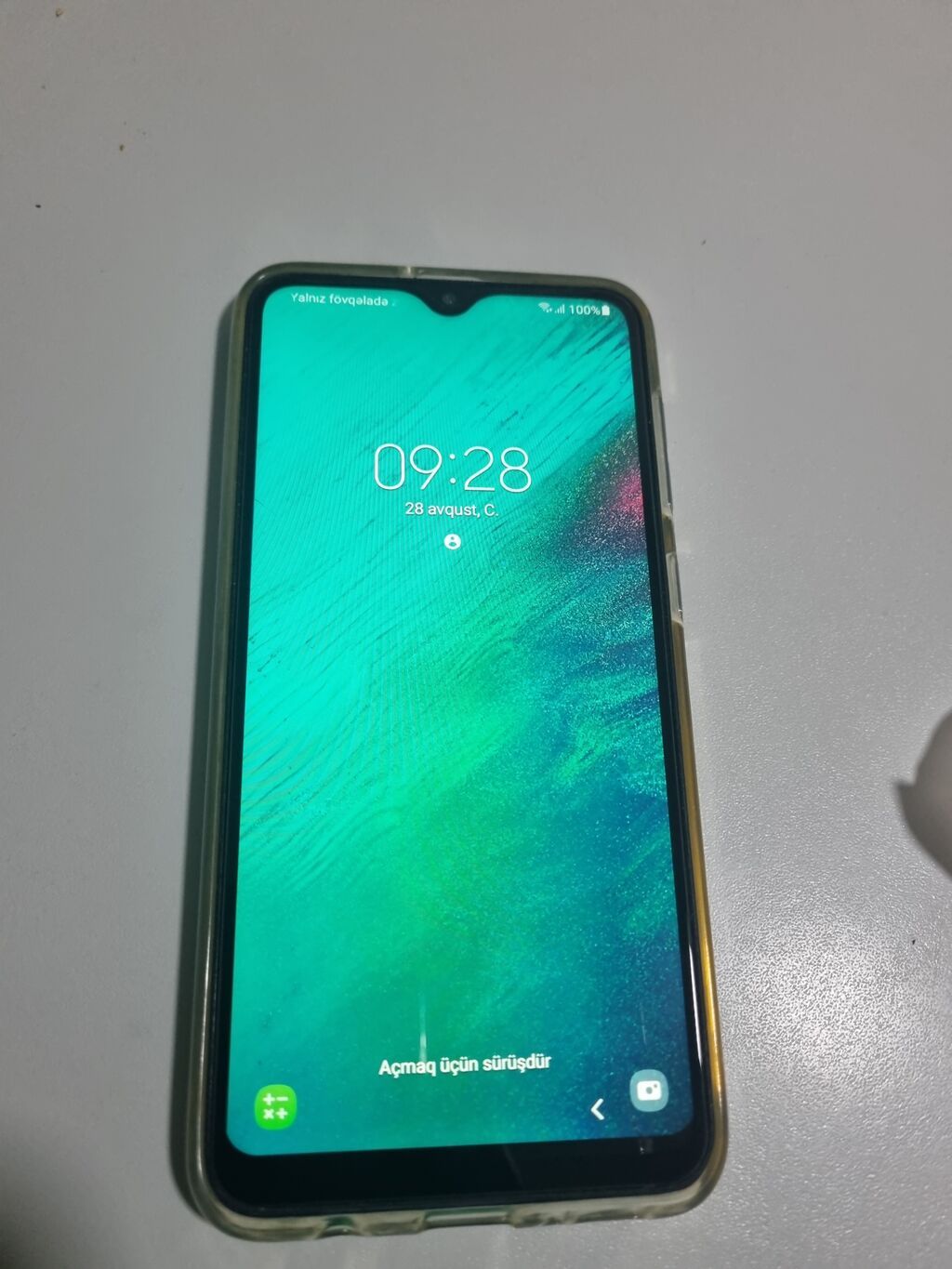 Samsung Galaxy A10, 32 GB, rəng - Göy, Sensor — Samsung, Lənkəran (3)