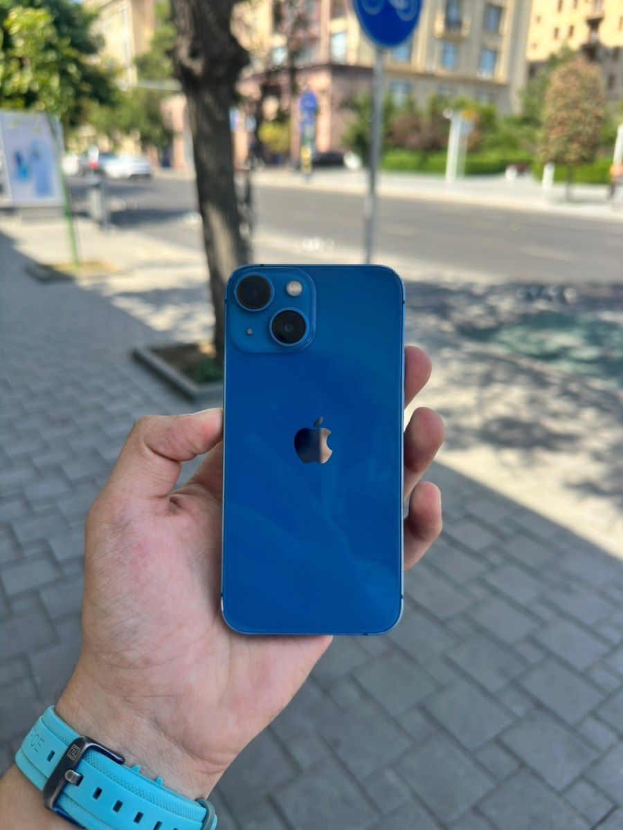 Apple iPhone 13 Mini Blue 128GB/4GB — Smartfonlar, Bakı (2)