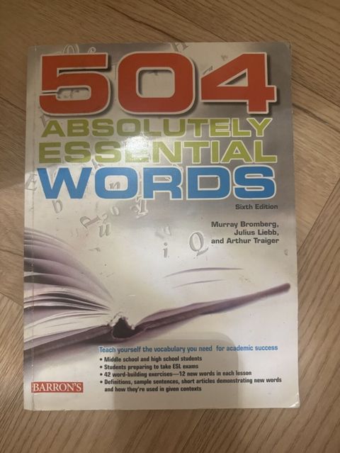 Məhsul: 504 Absolutely Essential Words (Sixth Edition) – Barron’s — Bakı