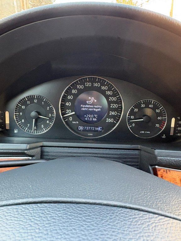 Mercedes E 240, 2.6 L, 2004 il, 274 000 km — Avtomobillər, Bakı (5)