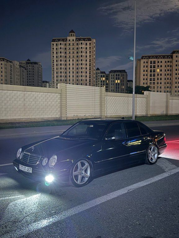 Mercedes E 270, 2.7 L, 2001 il, 248 000 km — Avtomobillər, Bakı (6)