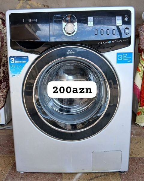 Samsung Diamond Eco Bubble paltaryuyan maşın - Yükləmə həcmi: 7 kq — Bakı