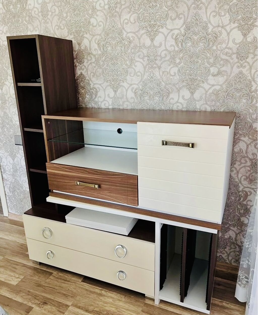 Qonaq otağı üçün funksional TV stendi/komod - Material: Mdf/ldsp — Mebel, Qax (2)
