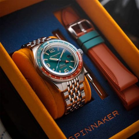 Spinnaker Fleuss GMT Automatic Tropical Green SP — Bakı