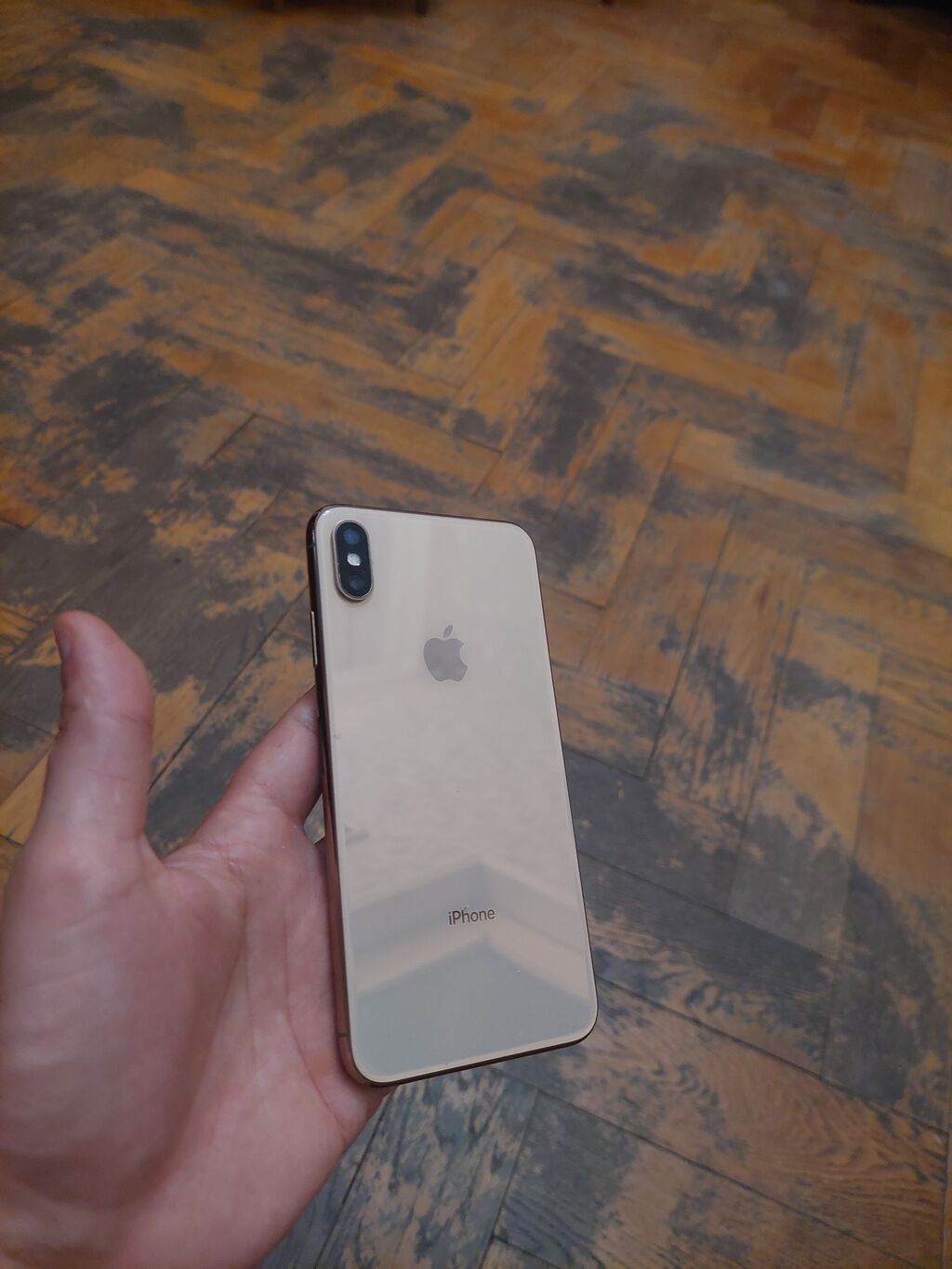 IPhone Xs Max, 64 GB, Desert Titanium, Zəmanət, Simsiz şarj, Sənədlərlə — Apple iPhone, Bakı (3)