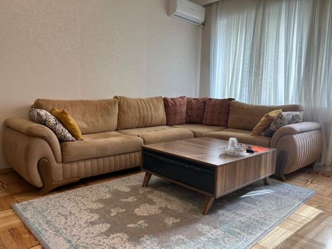 Künc divan dəsti və kofe masası 350 azn - Stil: Müasir, yumşaq xətlər — Bakı