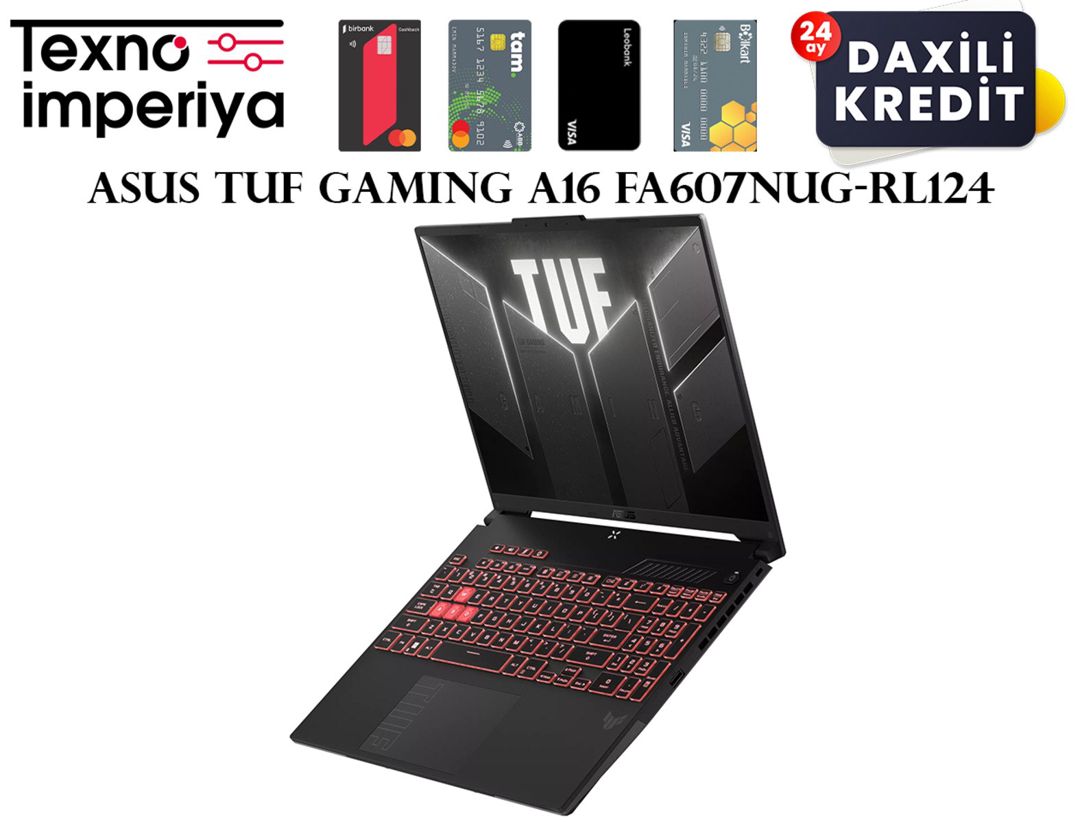 ASUS tuf Gaming A16 FA607NUG-RL124 90NR0MU3-M00C80 — Elektronika, Bakı (5)