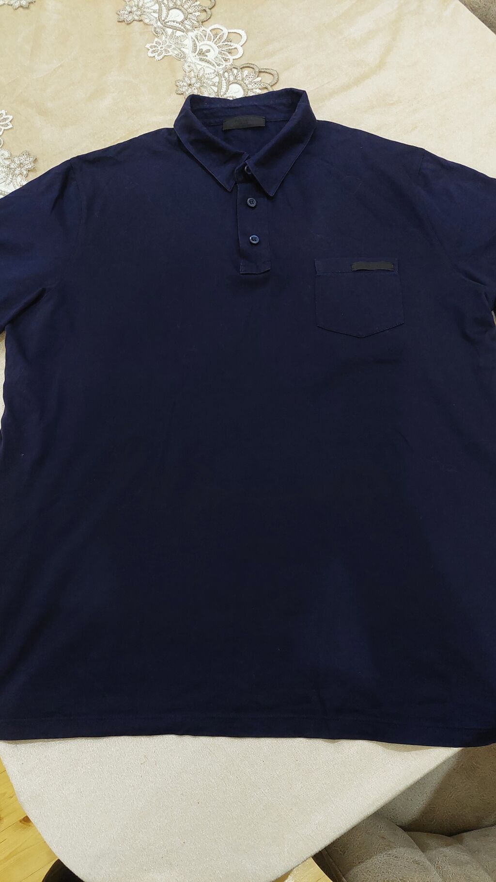 Polo köynək, Prada, XL, rəng - Göy — Şəxsi əşyalar, Bakı (2)