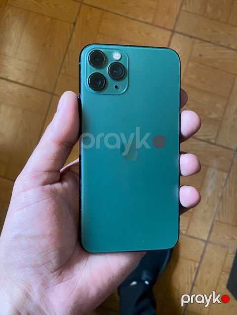IPhone 11 Pro, 256 GB, Matte Midnight Green, Zəmanət, Simsiz şarj, Face ID