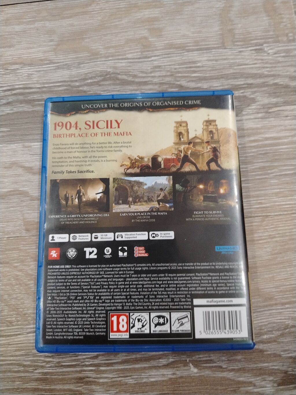 Məhsul: Mafia: The Old Country – PS5 disk (fiziki nüsxə) Təsvir — Elektronika, Bakı (4)