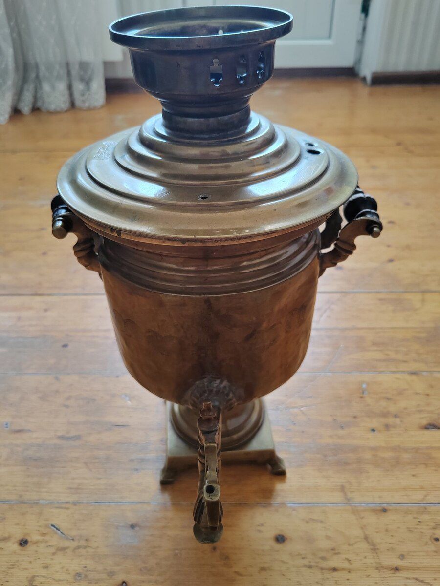 Möhürlü latun samovar — Ev texnikası, Bakı (4)