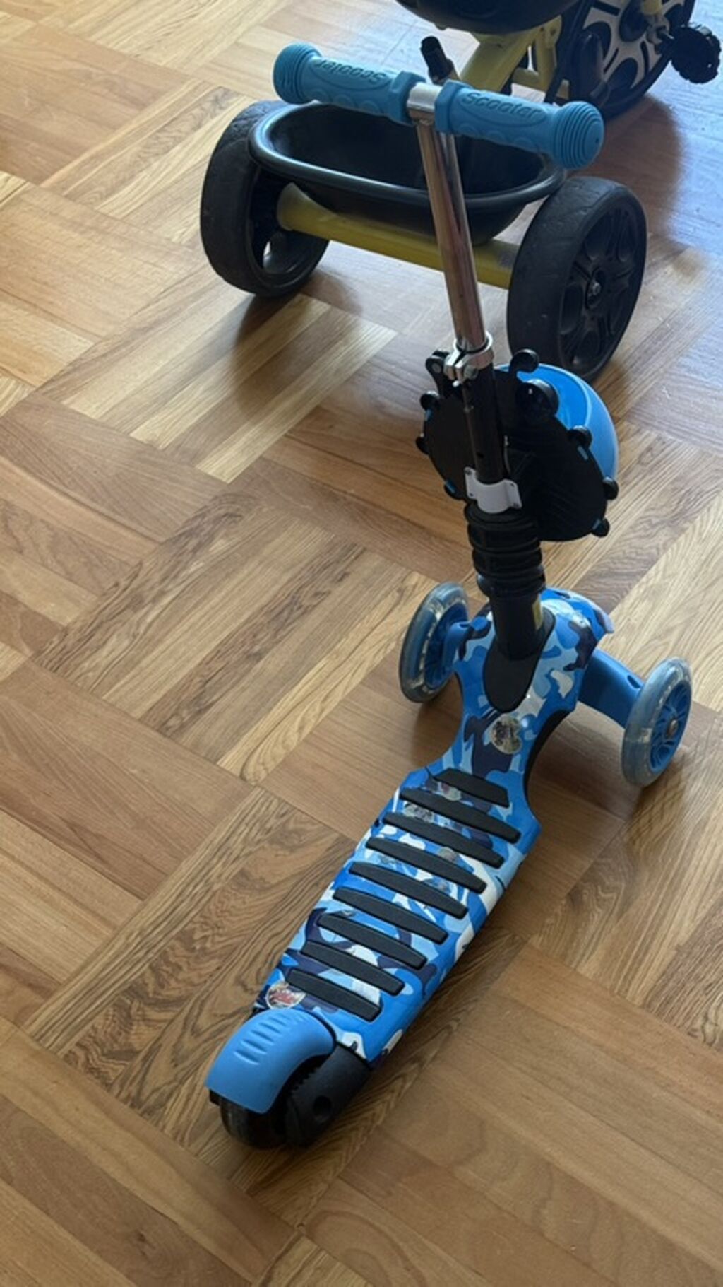Uşaq üçtəkərli velosipedi və skuter dəsti - Üçtəkərli velosiped — Oyuncaqlar, Bakı (5)