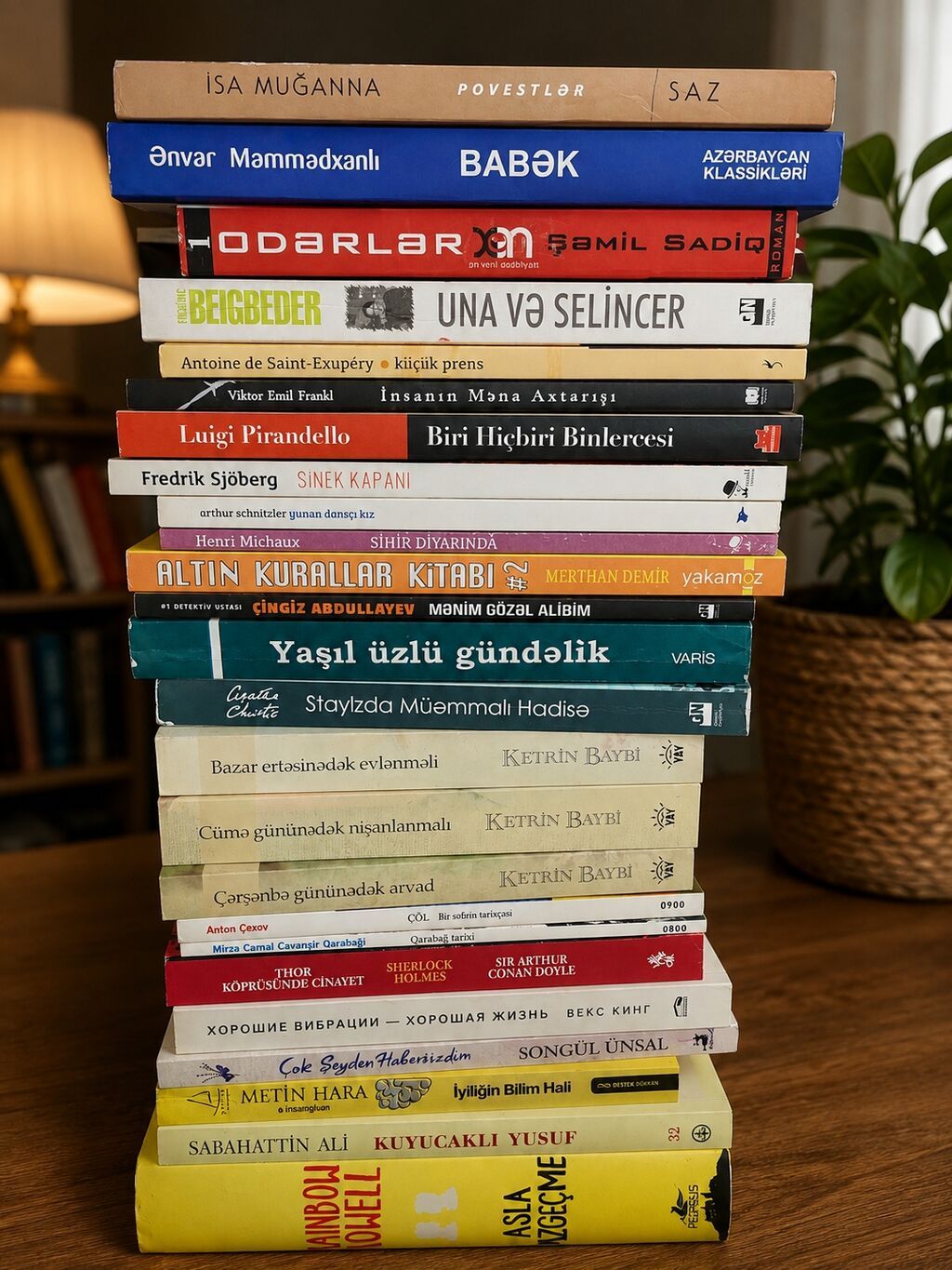 Müxtəlif janrlarda böyük kitab toplusu Təsvir: – Azərbaycan, türk — Kitablar və jurnallar, Bakı (4)