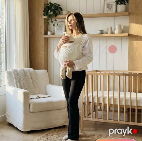 Yenidoğan üçün yumşaq daşıyıcı-sling - Model: ön tərəfdən taxılan — Masazır