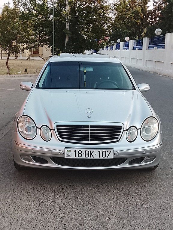 Mercedes E 270, 2.7 L, 2002 il, 251 000 km — Avtomobillər, Şirvan (9)