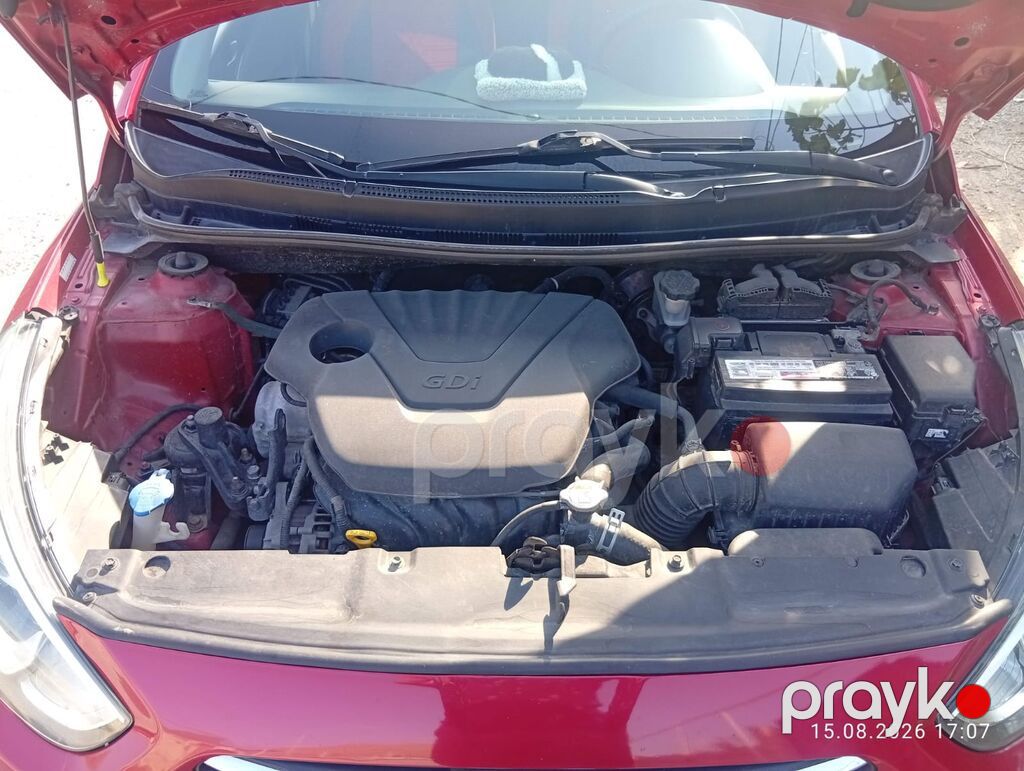 Hyundai Accent sedan – qırmızı rəng - Kuzov: 4 qapılı sedan, parlaq — Avtomobillər, Qobu (6)