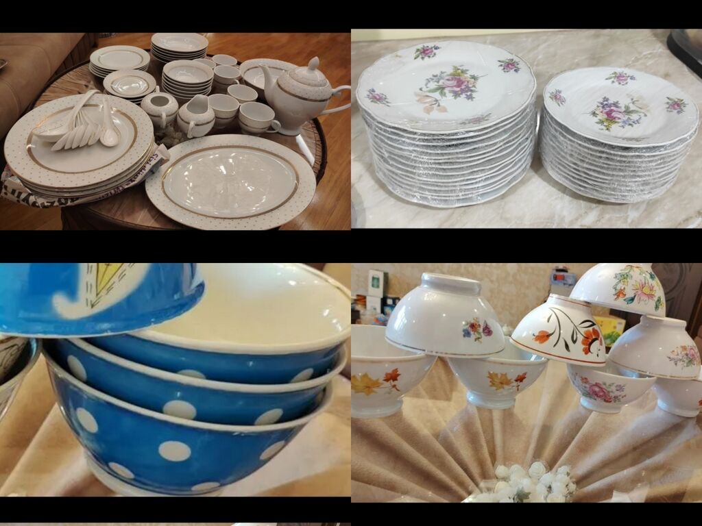 Nahar dəsti, rəng - Ağ, Farfor — Mallar, Bakı (2)