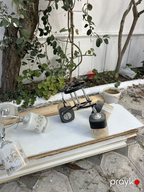 Çılçıraq, 4 lampa, Metal