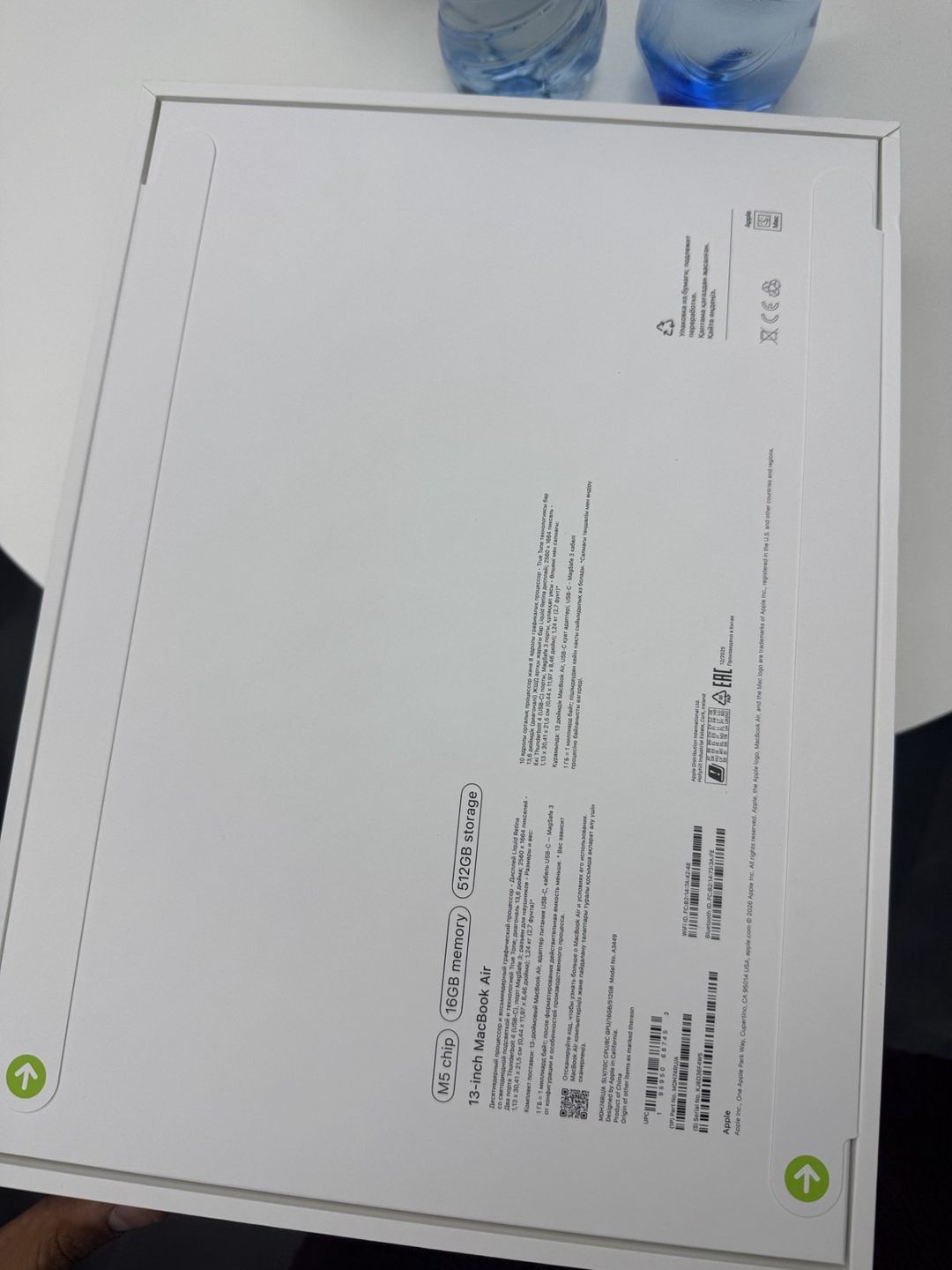 Noutbuk Apple Macbook Air 13 M5 chip 16- 512GB — Elektronika, Sumqayıt (2)