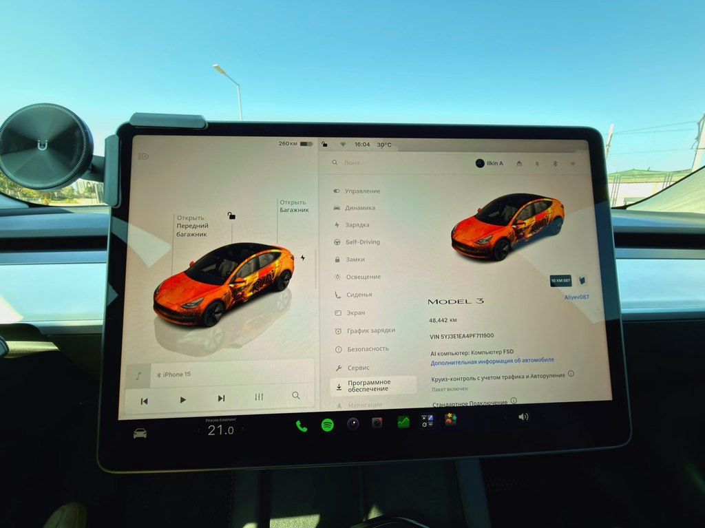 Tesla Model 3, 60 kWh, 2023 il, 48 400 km — Avtomobillər, Bakı (10)