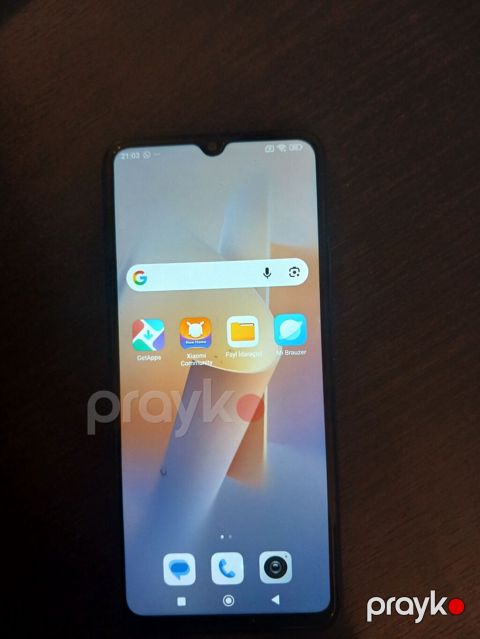 Redmi smartfon - Model: Redmi (mavi arxa qapaq, arxa paneldə barmaq
