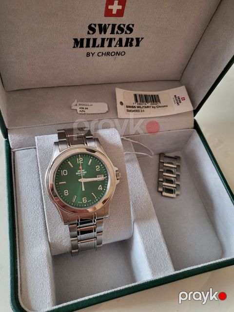 Swiss Military by Chrono qol saatı, model SM34002.24. Saat
