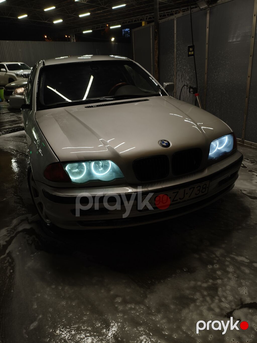 BMW 3 Series E46 sedan - Korpus: 4 qapılı sedan, gümüşü rəng - Salon 90-ZJ-738 — Avto, Digah (2)