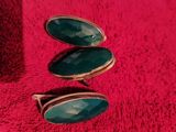 Zümrüdü-yaşıl daşlı bəzək dəsti – üzük və sırğalar - Dəst: 1 ədəd — Ağıllı ev — Aksesuarlar