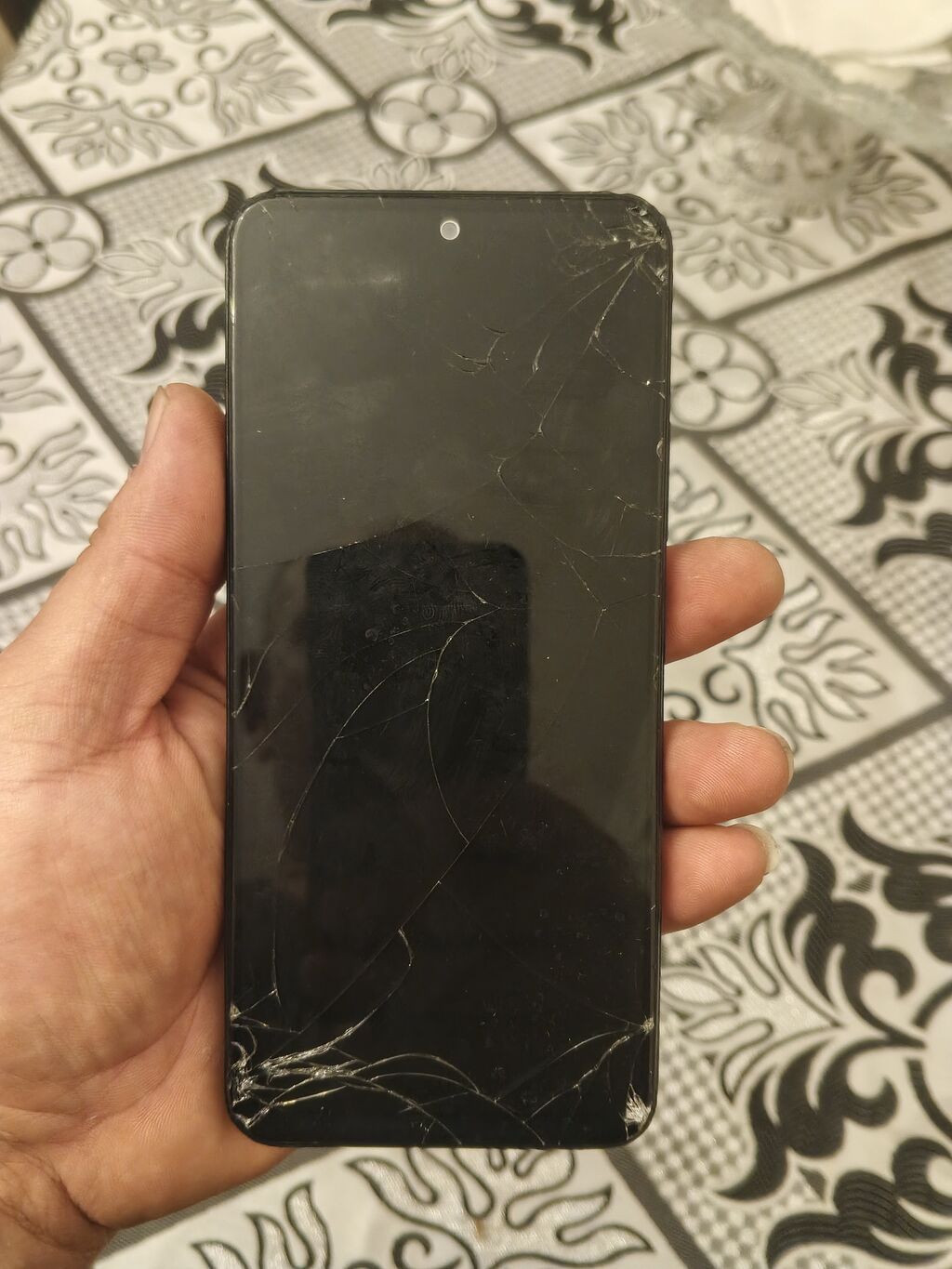 Redmi Note 12 Pro, 128 GB, rəng - Mavi, Qırıq — Elektronika, Bakı