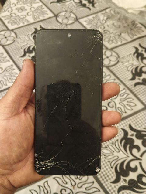 Redmi Note 12 Pro, 128 GB, rəng - Mavi, Qırıq — Bakı