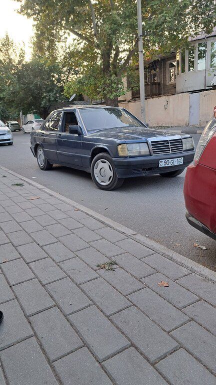Mercedes 190, 2.0 L, 1991 il, 394 000 km — Avtomobillər, Bərdə (8)