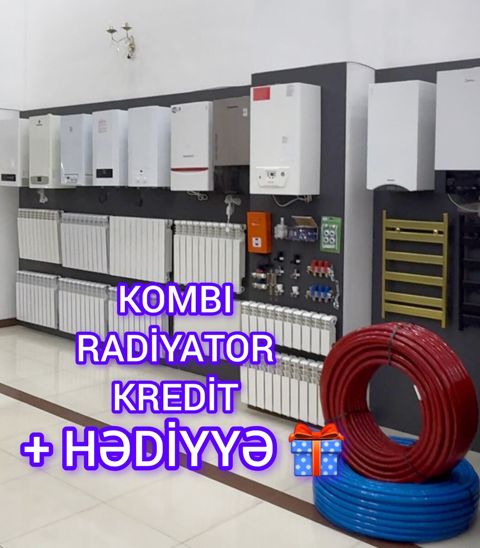 Kombi və radiator — Bakı