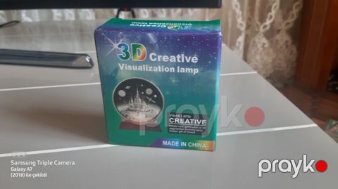 Məhsul: 3D Creative Visualization Lamp – BJK loqolu işıqlı dekor