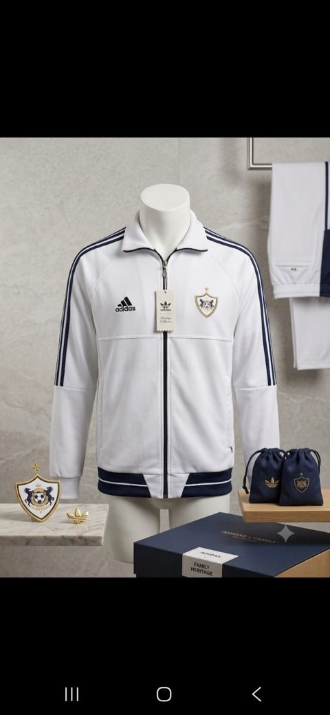Adidas x Qarabağ FK Heritage kolleksiyasına aid idman üst geyimi — Digah