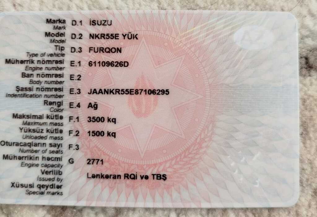 Isuzu NKR 55 E, 2.8 L, 2008 il, 260 000 km — Yük maşınları, Bakı (4)