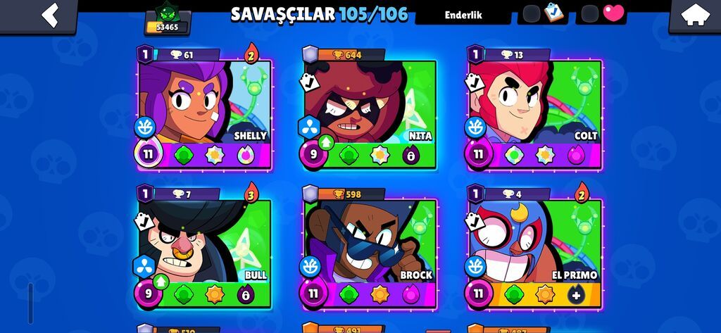 Brawl Stars hesabı – yüksək səviyyəli və zəngin kontentli demək olar — Aksesuarlar, Saatlı (2)
