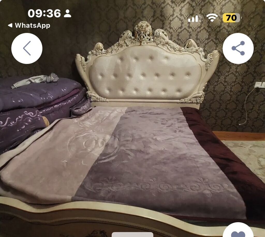 Klassik üslubda qonaq otağı mebel dəsti istifade olunmayib yalniz taxt — Mebel, Bakı (9)