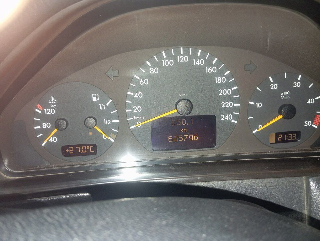 Mercedes E 220, 2.2 L, 1999 il, 605 796 km — Avtomobillər, Cəlilabad (4)